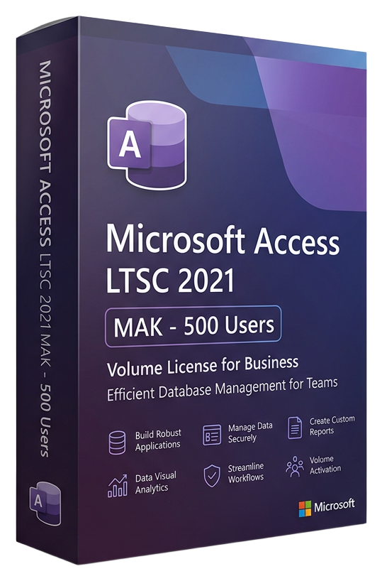 Microsoft Access LTSC 2021 MAK - 500 Users — Buy Genuine License | Lizensa
